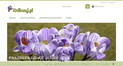 Desktop Screenshot of krokusy.pl